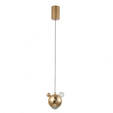 Подвесной светодиодный светильник Crystal Lux Amigo SP Led Gold Подвесной светодиодный светильник Crystal Lux Amigo SP Led Gold