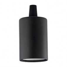 Патрон Ideal Lux Portalampada E27 Liscio Nero 242576 Патрон Ideal Lux Portalampada E27 Liscio Nero 242576