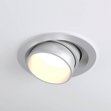 Встраиваемый светодиодный светильник Elektrostandard 9919 LED 10W 4200K серебро 4690389162459 Встраиваемый светодиодный светильник Elektrostandard 9919 LED 10W 4200K серебро 4690389162459