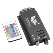 Аудиконтроллер RGB для светодиодной ленты SWG IR-RGB-12A-music 000935 Аудиконтроллер RGB для светодиодной ленты SWG IR-RGB-12A-music 000935