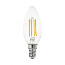 Лампа светодиодная Eglo E14 6W 2700К прозрачная 12541 Лампа светодиодная Eglo E14 6W 2700К прозрачная 12541