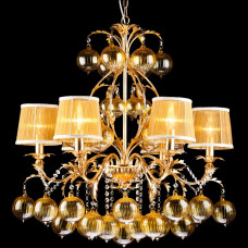 Подвесная люстра Arte Lamp Monarch A1199LM-6GO Подвесная люстра Arte Lamp Monarch A1199LM-6GO