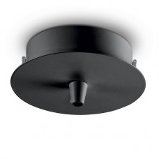 Основание для светильника Ideal Lux Rosone Metallo 1 Luce Nero 123295 Основание для светильника Ideal Lux Rosone Metallo 1 Luce Nero 123295