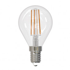 Лампа светодиодная филаментная Uniel E14 9W 4000K прозрачная LED-G45-9W/4000K/E14/CL PLS02WH UL-00005173 Лампа светодиодная филаментная Uniel E14 9W 4000K прозрачная LED-G45-9W/4000K/E14/CL PLS02WH UL-00005173