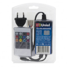 Контроллер для светодиодных RGB лент Uniel ULC-N20-RGB Black 10800 Контроллер для светодиодных RGB лент Uniel ULC-N20-RGB Black 10800