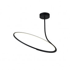 Подвесной светодиодный светильник Italline IT013-6025 black 3000K Подвесной светодиодный светильник Italline IT013-6025 black 3000K