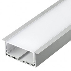 Профиль с рассеивателем Arlight SL-LINIA88-F-2500 ANOD+OPAL 020471 Профиль с рассеивателем Arlight SL-LINIA88-F-2500 ANOD+OPAL 020471