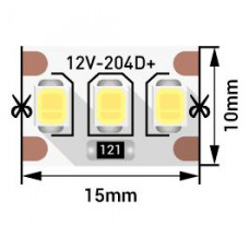 Светодиодная лента SWG 22W/m 204Led/m 2835SMD дневной белый 5M SWG2204-12-22-NW-M 009242 Светодиодная лента SWG 22W/m 204Led/m 2835SMD дневной белый 5M SWG2204-12-22-NW-M 009242