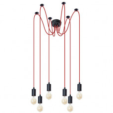 Подвесная люстра Arte Lamp Bender A4322SP-6RD Подвесная люстра Arte Lamp Bender A4322SP-6RD