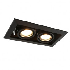 Встраиваемый светильник Arte Lamp Cardani Piccolo A5941PL-2BK Встраиваемый светильник Arte Lamp Cardani Piccolo A5941PL-2BK