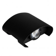 Уличный настенный светодиодный светильник Arte Lamp Bosto A3122AL-2BK Уличный настенный светодиодный светильник Arte Lamp Bosto A3122AL-2BK