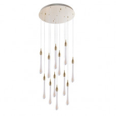 Каскадная люстра Arte Lamp RAINDROP A1803LM-36PB Каскадная люстра Arte Lamp RAINDROP A1803LM-36PB