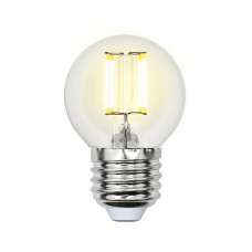 Лампа светодиодная филаментная Uniel E27 5W 3000K прозрачная LED-G45-5W/WW/E27/CL/MB GLM10TR UL-00002370 Лампа светодиодная филаментная Uniel E27 5W 3000K прозрачная LED-G45-5W/WW/E27/CL/MB GLM10TR UL-00002370