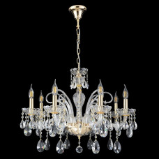 Подвесная люстра Crystal Lux MONICA SP8 GOLD Подвесная люстра Crystal Lux MONICA SP8 GOLD