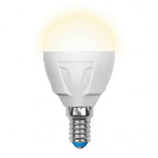 Лампа светодиодная Uniel E14 6W 3000K матовая LED-G45-6W/WW/E14/FR/DIM PLP01WH UL-00000694 Лампа светодиодная Uniel E14 6W 3000K матовая LED-G45-6W/WW/E14/FR/DIM PLP01WH UL-00000694