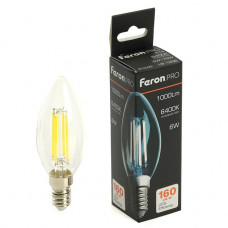 Лампа светодиодная Feron.PRO LB-1206 Свеча E14 6W 1000LM 175-265V 6400K 51246 Лампа светодиодная Feron.PRO LB-1206 Свеча E14 6W 1000LM 175-265V 6400K 51246
