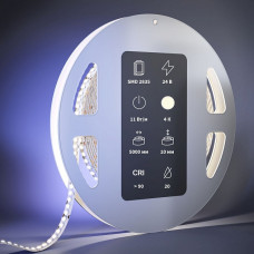 Светодиодная лента Maytoni 11W/m 252LED/m 2835SMD дневной белый 5M 201050 Светодиодная лента Maytoni 11W/m 252LED/m 2835SMD дневной белый 5M 201050