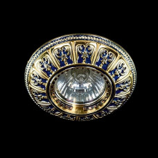 Встраиваемый светильник Artglass Spot 50 Blue Gold Встраиваемый светильник Artglass Spot 50 Blue Gold