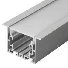 Профиль с рассеивателем Arlight S2-LINIA55-F-2500 ANOD+OPAL 021176 Профиль с рассеивателем Arlight S2-LINIA55-F-2500 ANOD+OPAL 021176