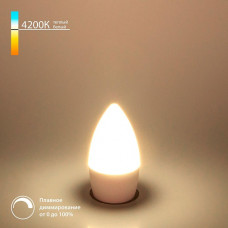 Лампа светодиодная диммируемая Elektrostandard E14 7W 4200K матовая BLE1448 a063762 Лампа светодиодная диммируемая Elektrostandard E14 7W 4200K матовая BLE1448 a063762