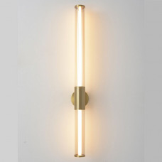 Настенный светодиодный светильник Crystal Lux Lineup AP18W Led Brass Настенный светодиодный светильник Crystal Lux Lineup AP18W Led Brass