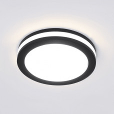 Встраиваемый светодиодный светильник Elektrostandard Aster DSKR80 5W 3300K черный a063989 Встраиваемый светодиодный светильник Elektrostandard Aster DSKR80 5W 3300K черный a063989