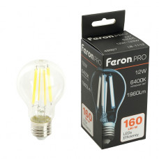 Лампа светодиодная Feron.PRO LB-1112 Шар E27 1960LM 12W 175-265V 6400K 48897 Лампа светодиодная Feron.PRO LB-1112 Шар E27 1960LM 12W 175-265V 6400K 48897