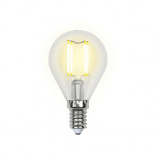 Лампа светодиодная филаментная Uniel E14 7,5W 4000K прозрачная LED-G45-7,5W/NW/E14/CL GLA01TR UL-00003254 Лампа светодиодная филаментная Uniel E14 7,5W 4000K прозрачная LED-G45-7,5W/NW/E14/CL GLA01TR UL-00003254