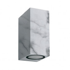 Уличный настенный светильник Uniel UUL-P42A 2х6W/GU10 IP65 Marble UL-00011362 Уличный настенный светильник Uniel UUL-P42A 2х6W/GU10 IP65 Marble UL-00011362