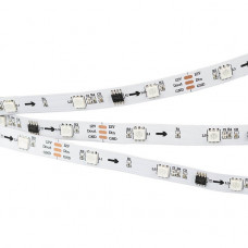 Светодиодная лента Arlight 7,2W/m 30LED/m 5060SMD разноцветная 5M SPI-B30-10mm 12V RGB-PX3 026368(2) Светодиодная лента Arlight 7,2W/m 30LED/m 5060SMD разноцветная 5M SPI-B30-10mm 12V RGB-PX3 026368(2)