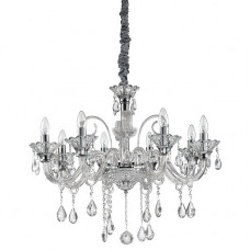 Подвесная люстра Ideal Lux Colossal SP8 Trasparente 114187 Подвесная люстра Ideal Lux Colossal SP8 Trasparente 114187