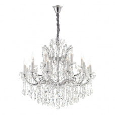 Подвесная люстра iLamp Diamond 6071-18 CR+CL Подвесная люстра iLamp Diamond 6071-18 CR+CL