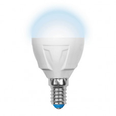 Лампа светодиодная Uniel E14 6W 4500K матовая LED-G45-6W/NW/E14/FR/DIM PLP01WH UL-00000692 Лампа светодиодная Uniel E14 6W 4500K матовая LED-G45-6W/NW/E14/FR/DIM PLP01WH UL-00000692