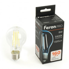 Лампа светодиодная Feron.PRO LB-1108 Шар E27 1320LM 8W 175-265V 6400K 48894 Лампа светодиодная Feron.PRO LB-1108 Шар E27 1320LM 8W 175-265V 6400K 48894