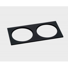 Рамка декоративная Italline IT02-QRS2 black Рамка декоративная Italline IT02-QRS2 black