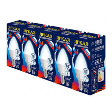 Набор светодиодных ламп Uniel E14 7W 4000K матовая LED-C37 7W/NW/E14/FR PLP01WH UL-00008088 Набор светодиодных ламп Uniel E14 7W 4000K матовая LED-C37 7W/NW/E14/FR PLP01WH UL-00008088