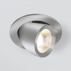 Встраиваемый светодиодный светильник Elektrostandard 9918 LED 9W 4200K серебро 4690389162435 Встраиваемый светодиодный светильник Elektrostandard 9918 LED 9W 4200K серебро 4690389162435