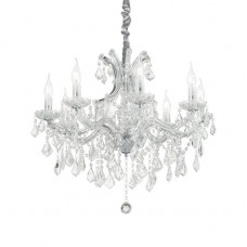 Подвесная люстра Ideal Lux Napoleon SP8 Cromo 167244 Подвесная люстра Ideal Lux Napoleon SP8 Cromo 167244