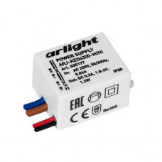 Драйвер Arlight ARJ-KE04300-Mini 1,8-4V 1,2W IP20 0,3A 030177 Драйвер Arlight ARJ-KE04300-Mini 1,8-4V 1,2W IP20 0,3A 030177