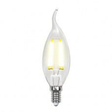 Лампа светодиодная филаментная Uniel E14 7,5W 4000K прозрачная LED-CW35-7,5W/NW/E14/CL GLA01TR UL-00003296 Лампа светодиодная филаментная Uniel E14 7,5W 4000K прозрачная LED-CW35-7,5W/NW/E14/CL GLA01TR UL-00003296