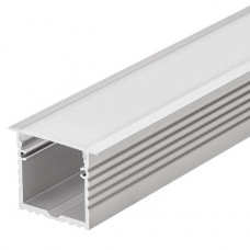 Профиль с рассеивателем Arlight ALU-POWER-W35-2000-F ANOD+FROST 015538 Профиль с рассеивателем Arlight ALU-POWER-W35-2000-F ANOD+FROST 015538