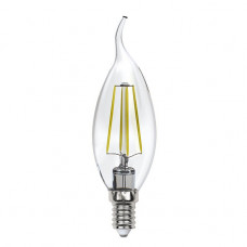 Лампа светодиодная филаментная Uniel E14 13W 3000K прозрачная LED-CW35-13W/3000K/E14/CL PLS02WH UL-00005903