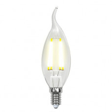 Лампа светодиодная филаментная Uniel E14 6W 4000K прозрачная LED-CW35-6W/NW/E14/CL GLA01TR UL-00002229 Лампа светодиодная филаментная Uniel E14 6W 4000K прозрачная LED-CW35-6W/NW/E14/CL GLA01TR UL-00002229