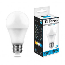 Лампа светодиодная Feron E27 15W 6400K Шар Матовая LB-94 25630 Лампа светодиодная Feron E27 15W 6400K Шар Матовая LB-94 25630