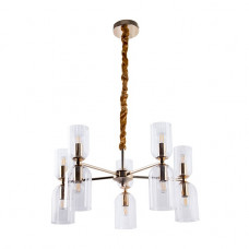 Подвесная люстра Arte Lamp CHARM A1623LM-10GO Подвесная люстра Arte Lamp CHARM A1623LM-10GO