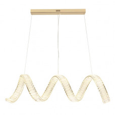Подвесной светодиодный светильник Crystal Lux Musika SP100W Led L1200 Gold Подвесной светодиодный светильник Crystal Lux Musika SP100W Led L1200 Gold