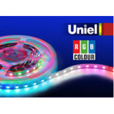 Светодиодная лента Uniel 14,4W/m 60LED/m 5050SMD RGB 5M ULS-5050-60LED/m-10mm-IP20-DC24V-14,4W/m-5M-RGB 04932 Светодиодная лента Uniel 14,4W/m 60LED/m 5050SMD RGB 5M ULS-5050-60LED/m-10mm-IP20-DC24V-14,4W/m-5M-RGB 04932