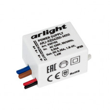 Драйвер Arlight ARJ-KE04350-Mini 1,8-4V 1,4W IP20 0,35A 030182 Драйвер Arlight ARJ-KE04350-Mini 1,8-4V 1,4W IP20 0,35A 030182
