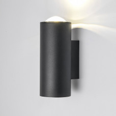 Уличный настенный светодиодный светильник Elektrostandard Column 35138/U черный a063022 Уличный настенный светодиодный светильник Elektrostandard Column 35138/U черный a063022