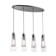 Подвесной светильник Ideal Lux Kuky SP4 Trasparente 023038 Подвесной светильник Ideal Lux Kuky SP4 Trasparente 023038